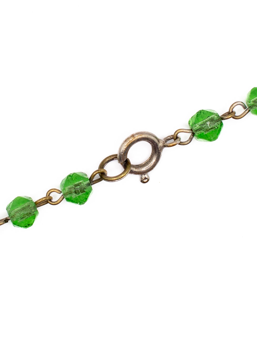 Vintage 30's Necklace in Green