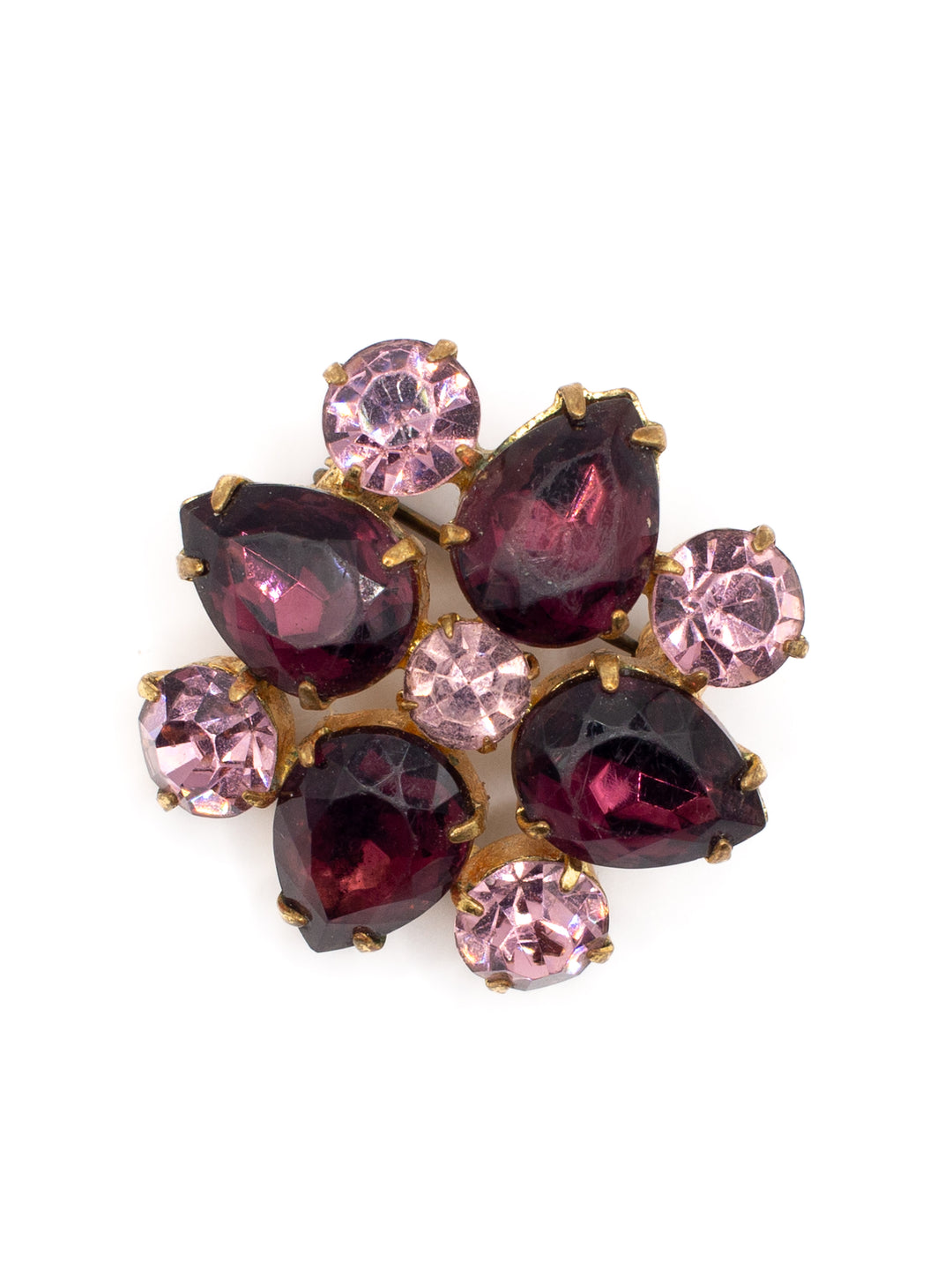 Vintage 60's Brooch in Purple