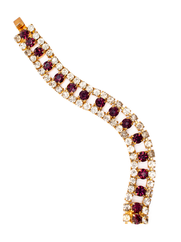 Vintage 50's Bracelet in Purple