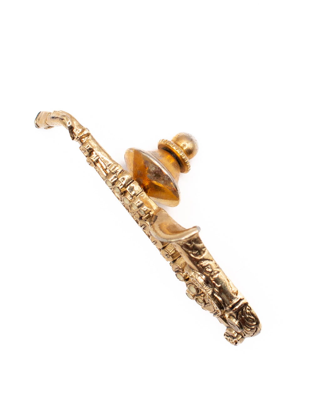 Vintage 80's Brooch in Gold
