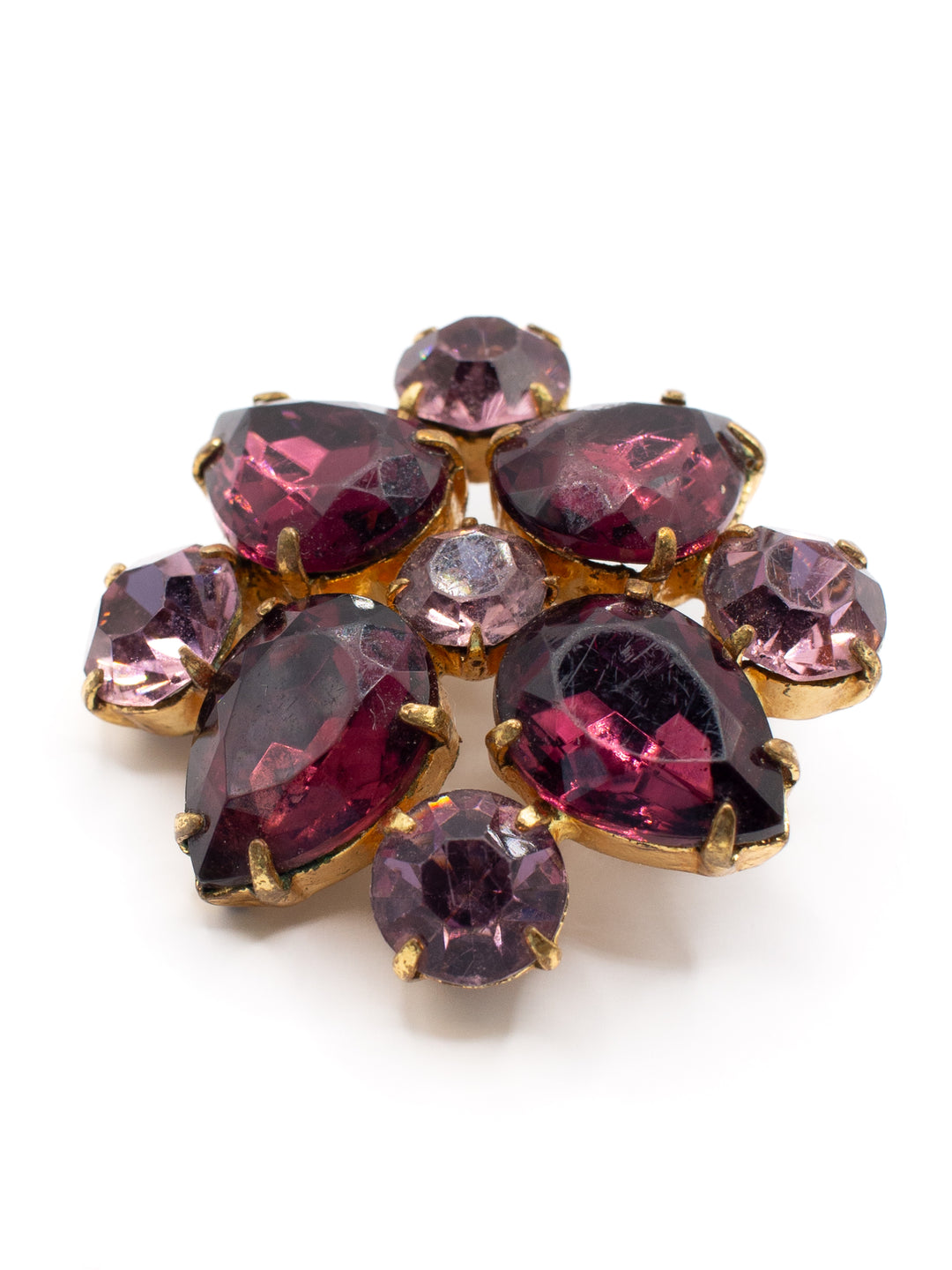 Vintage 60's Brooch in Purple