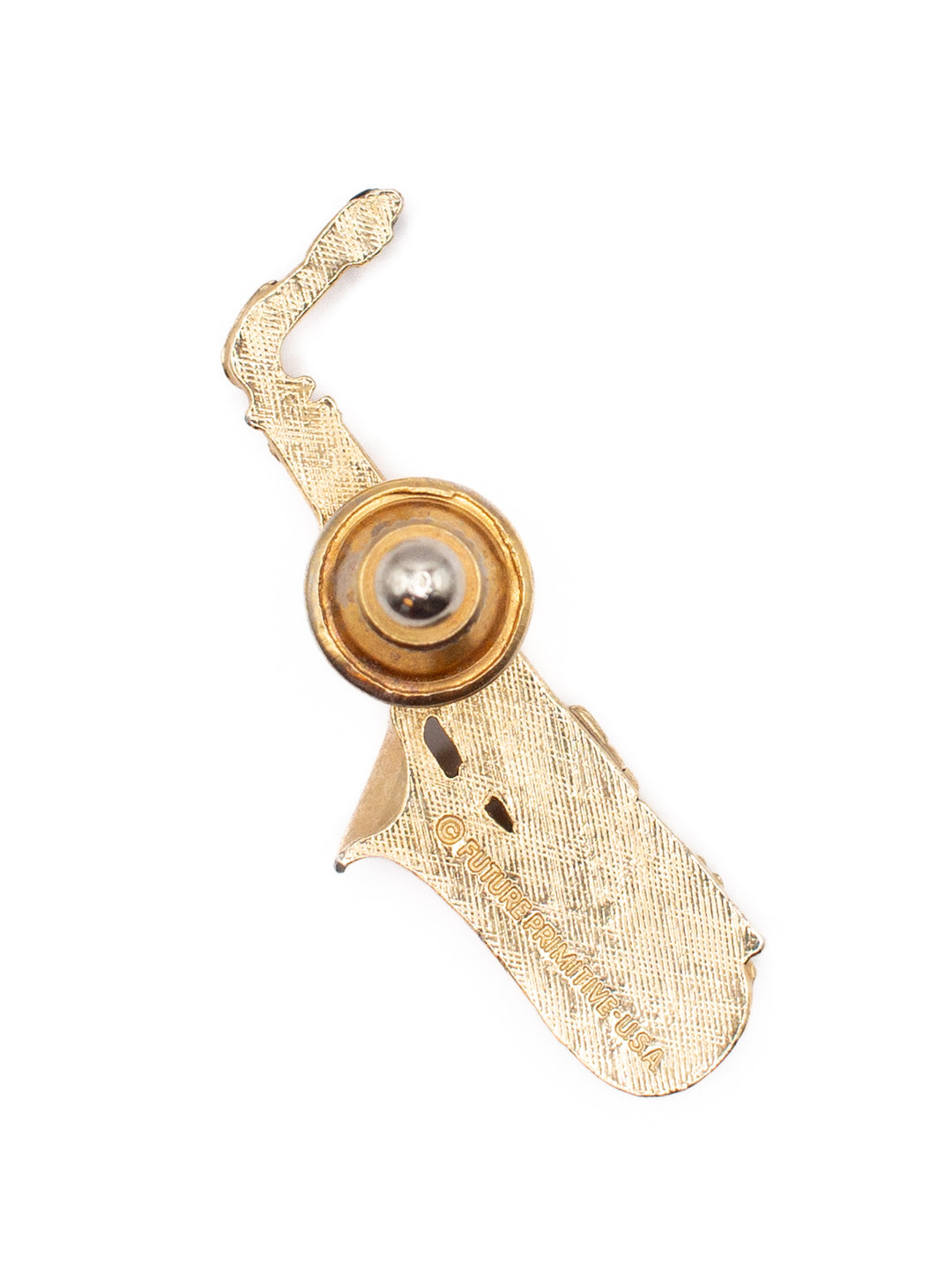 Vintage 80's Brooch in Gold