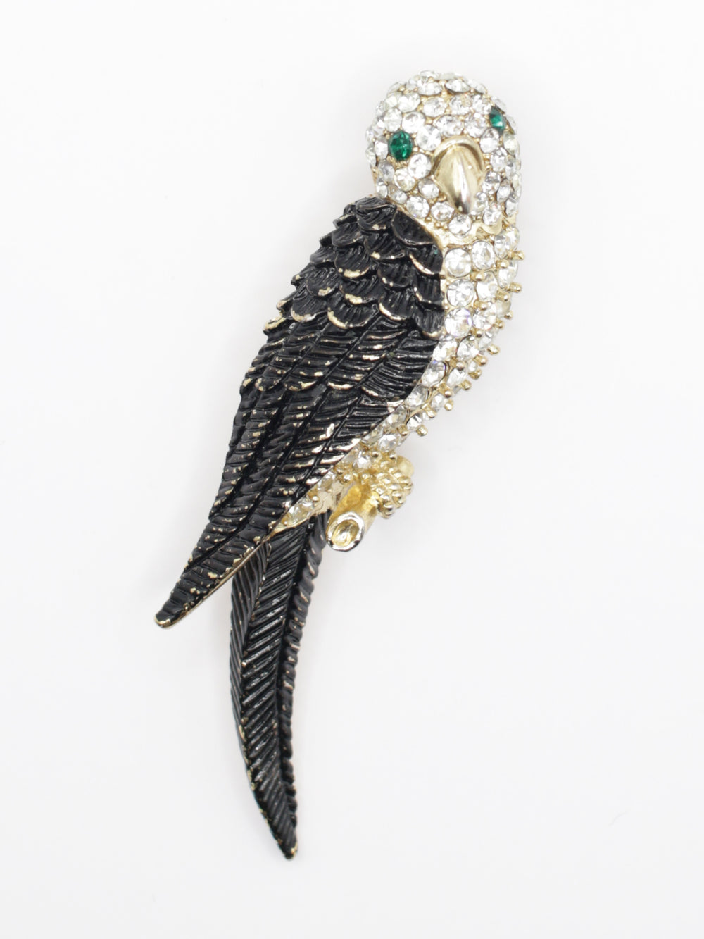 Vintage 80's Brooch in Black