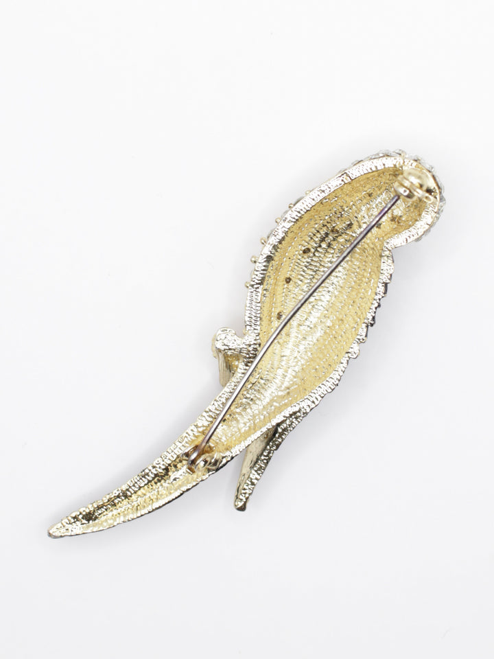 Vintage 80's Brooch in Black