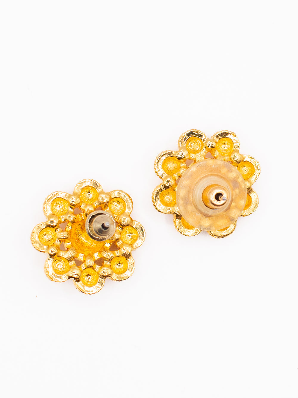 Vintage 80's Earrings in Gold