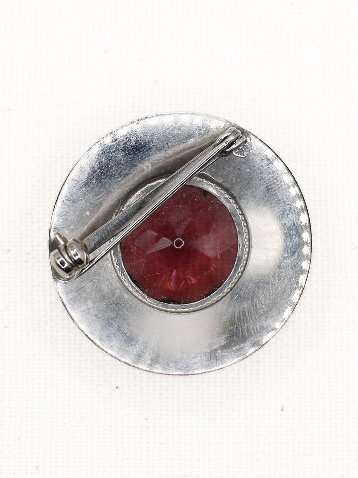 Vintage 80's Brooch in Silver