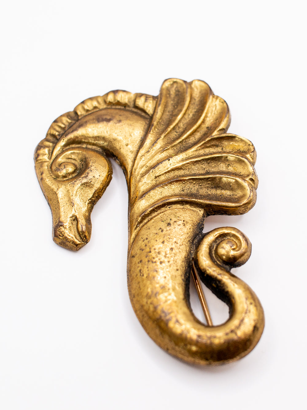 Vintage 80's Brooch in Gold