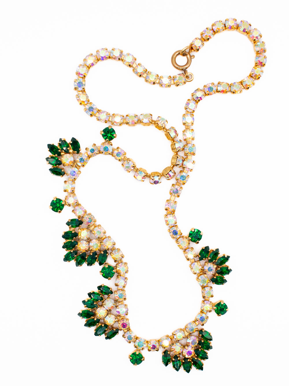 Vintage 50's Necklace in Green