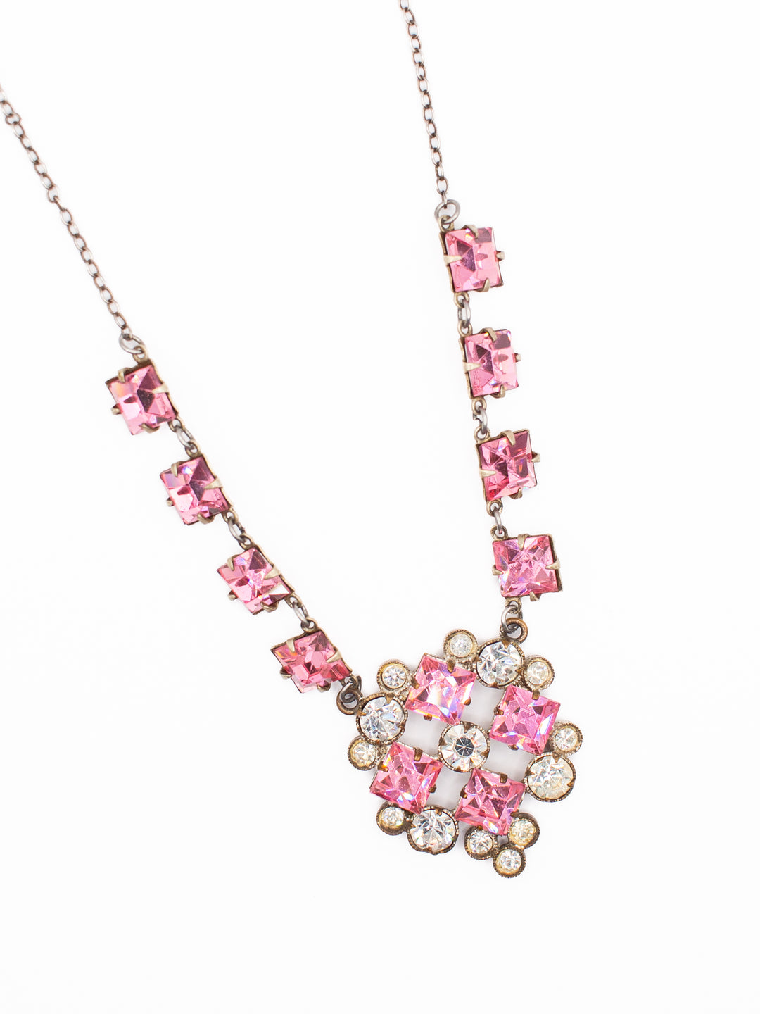 Vintage 20's Necklace in Pink