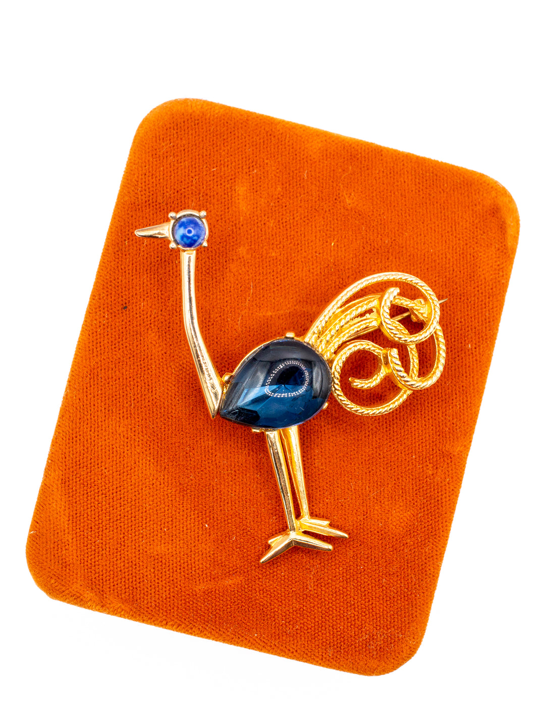 Vintage 80's Brooch in Gold