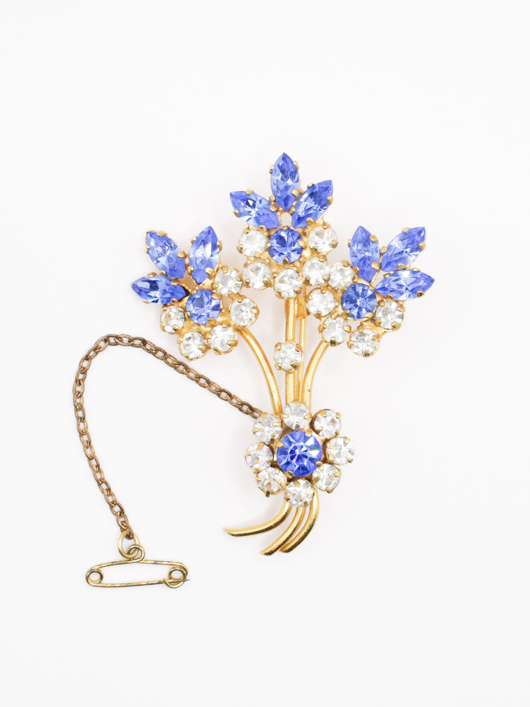 Vintage Brooch in Blue