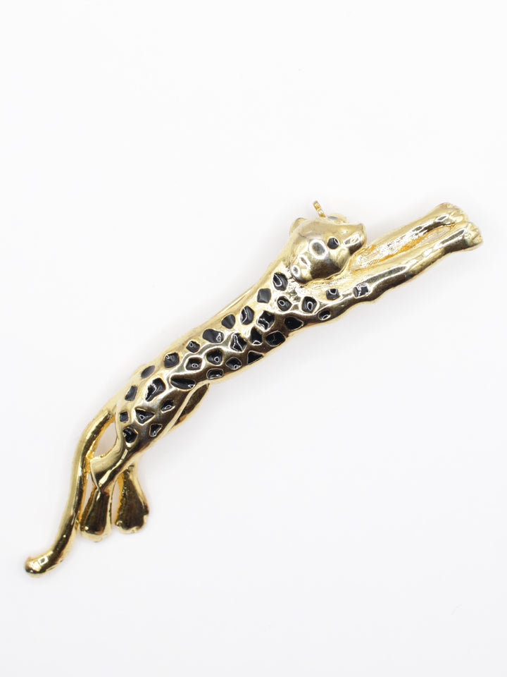 Vintage 80's Brooch in Gold