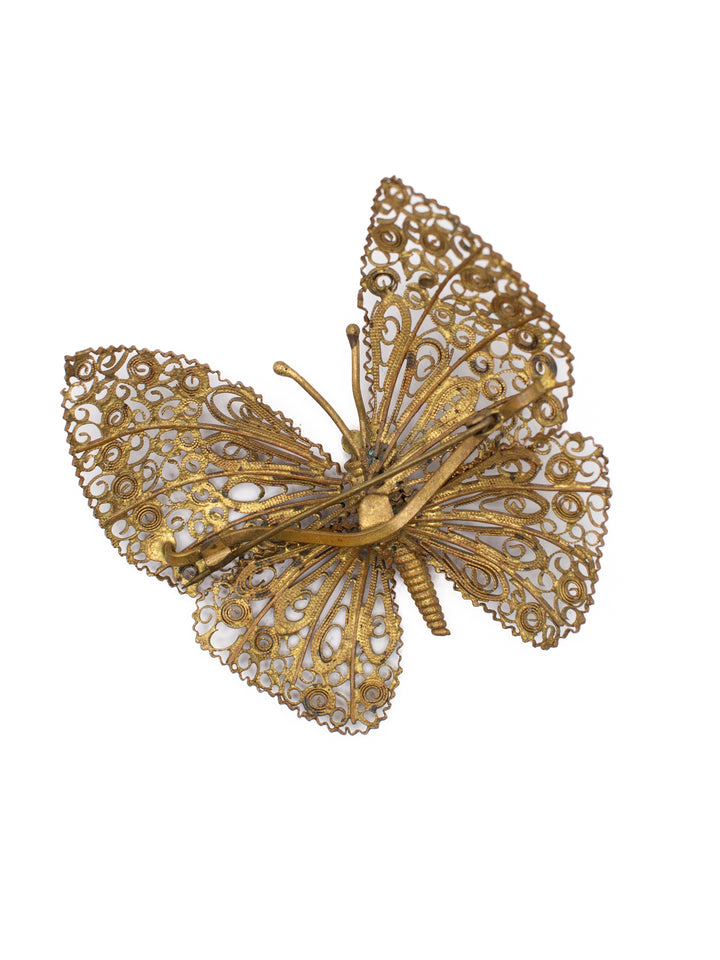 Vintage 50's Brooch in Gold