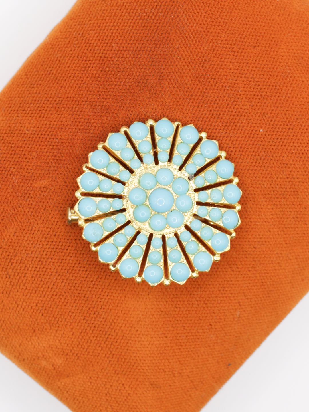 Vintage 50's Brooch in Blue