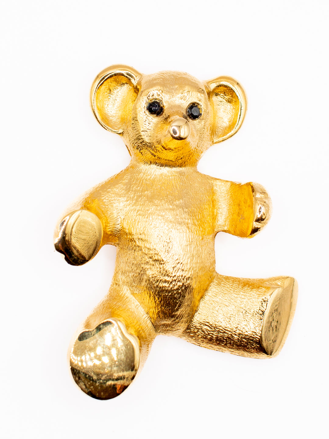 Vintage 80's Brooch in Gold