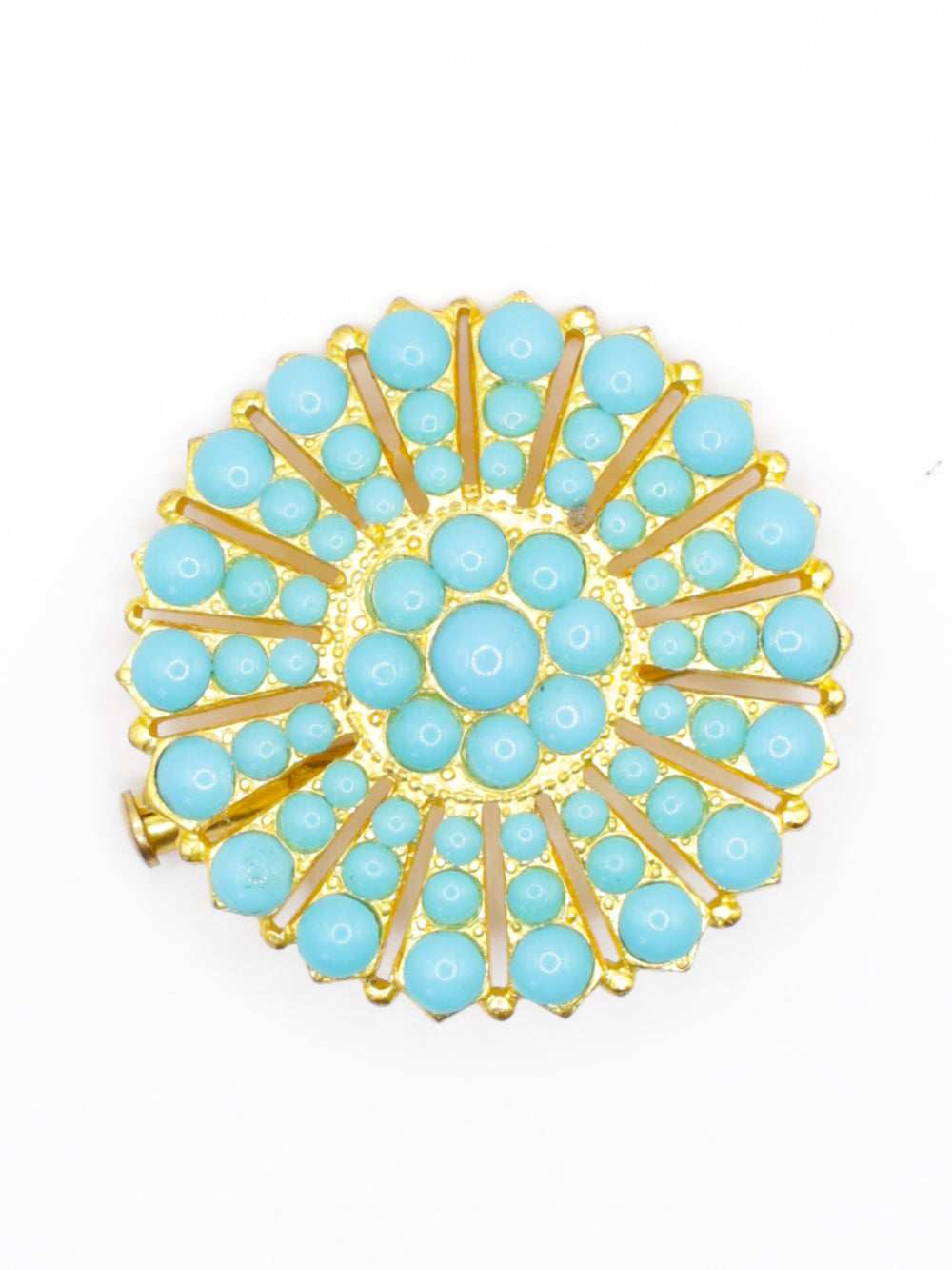 Vintage 50's Brooch in Blue