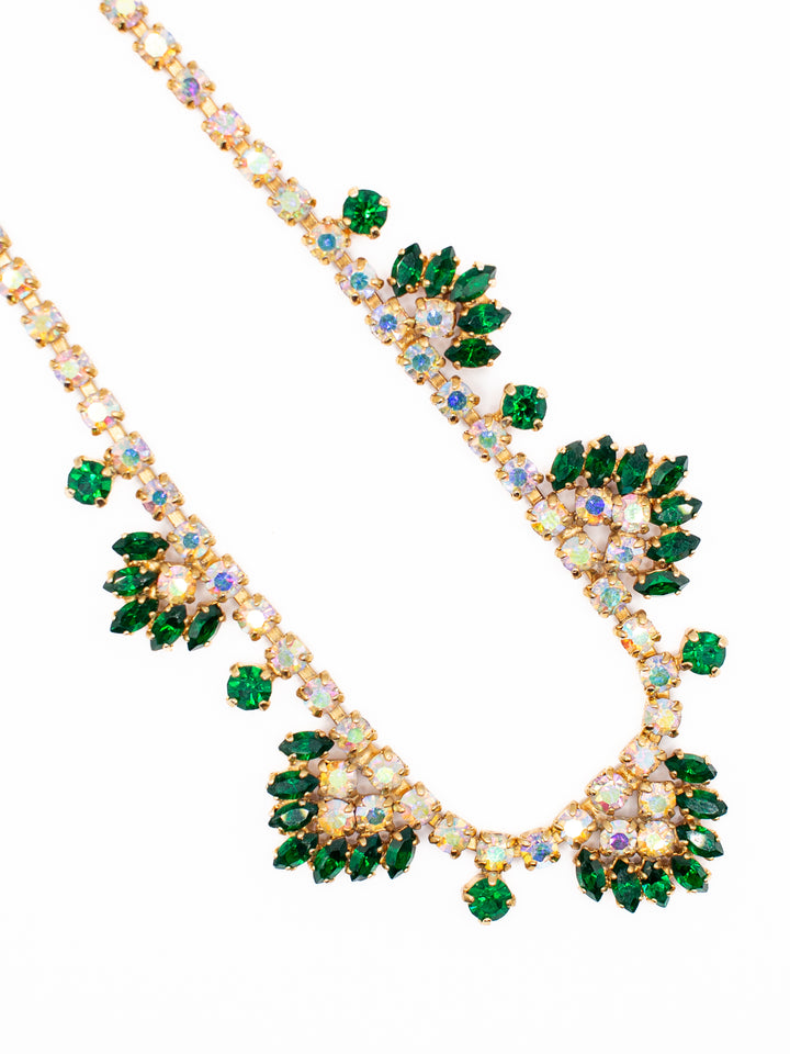 Vintage 50's Necklace in Green