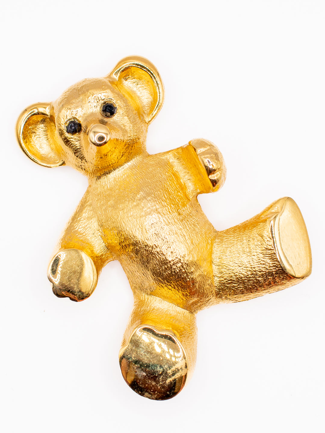 Vintage 80's Brooch in Gold