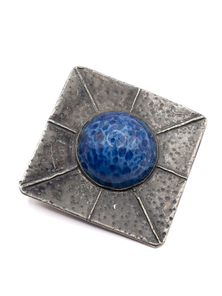 Vintage 30's Brooch in Blue
