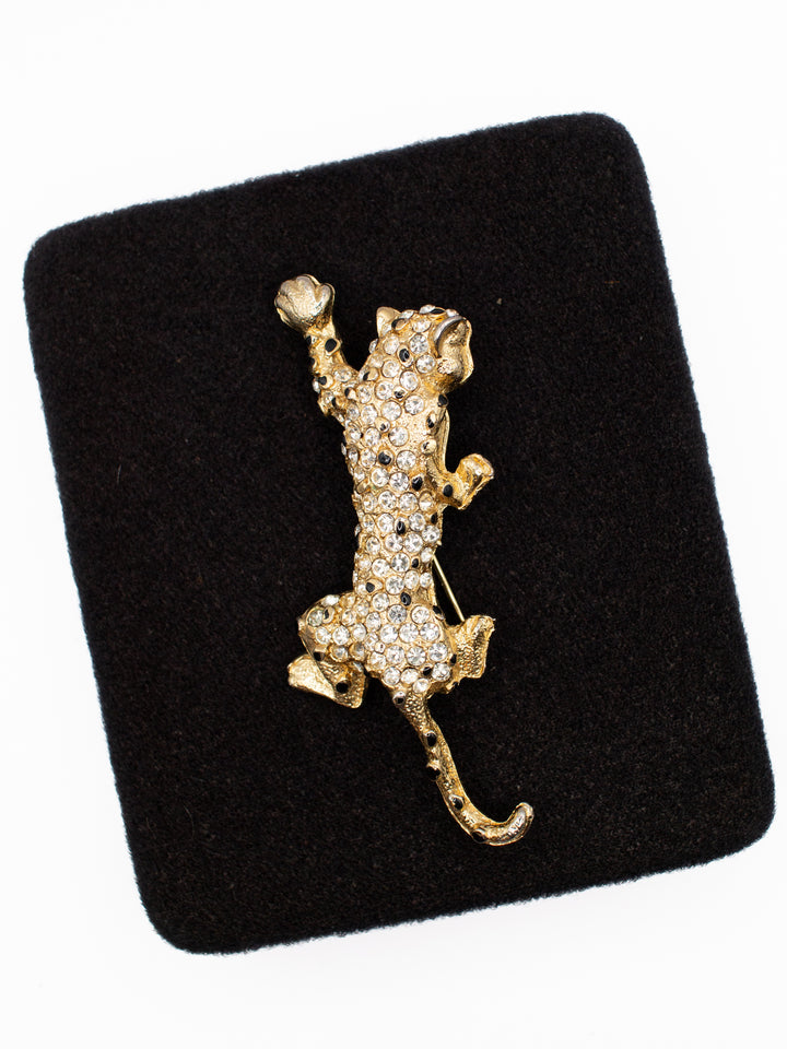 Vintage 80's Brooch in Gold