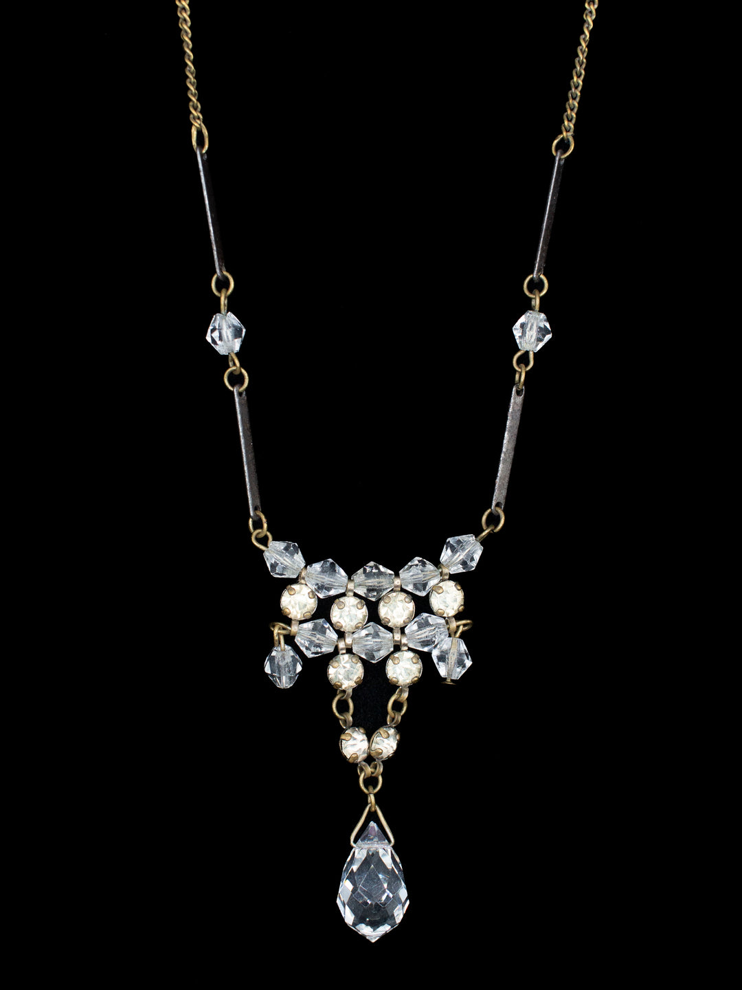 Vintage 20's Necklace in Brass
