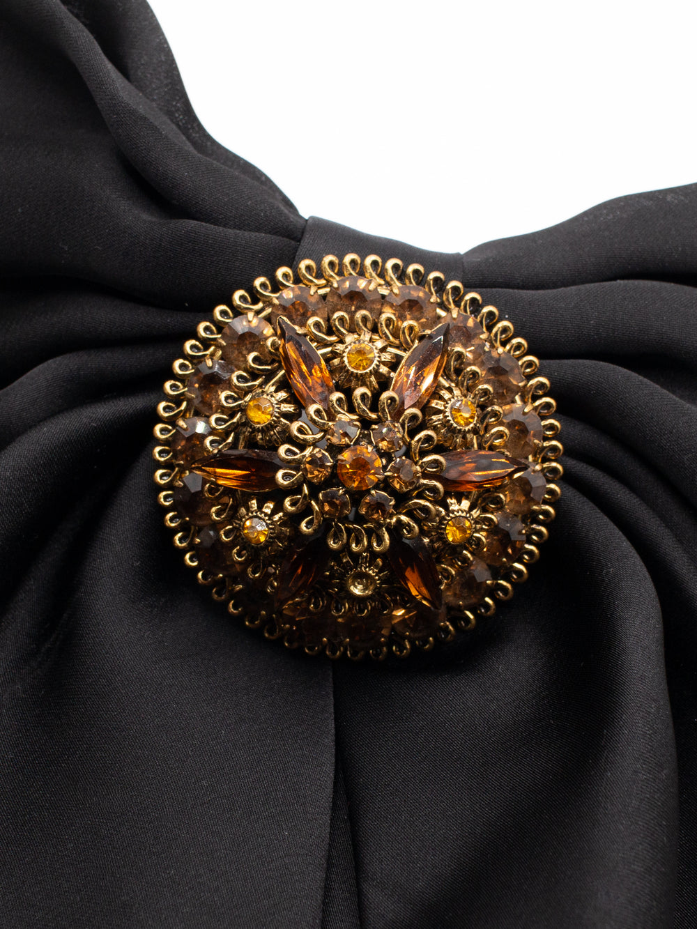 Vintage 90's Brooch in Brown