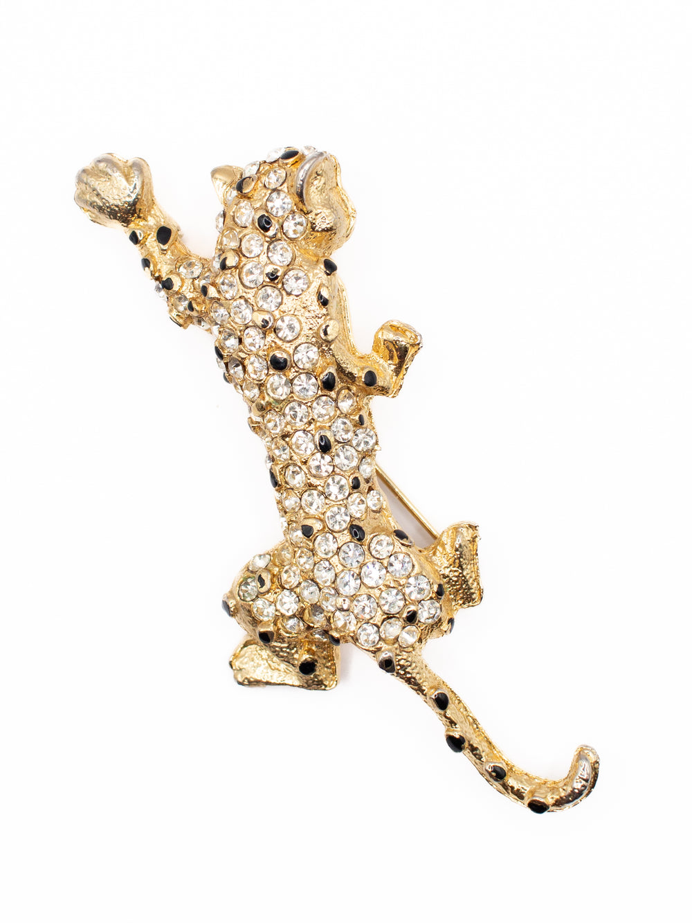 Vintage 80's Brooch in Gold
