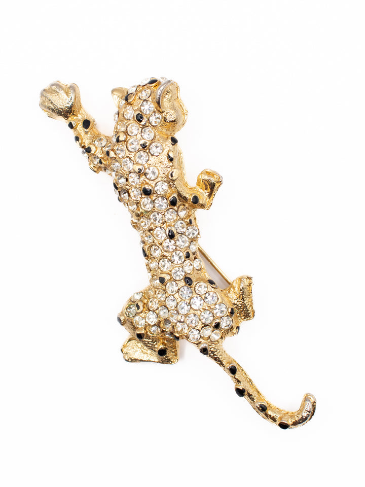 Vintage 80's Brooch in Gold