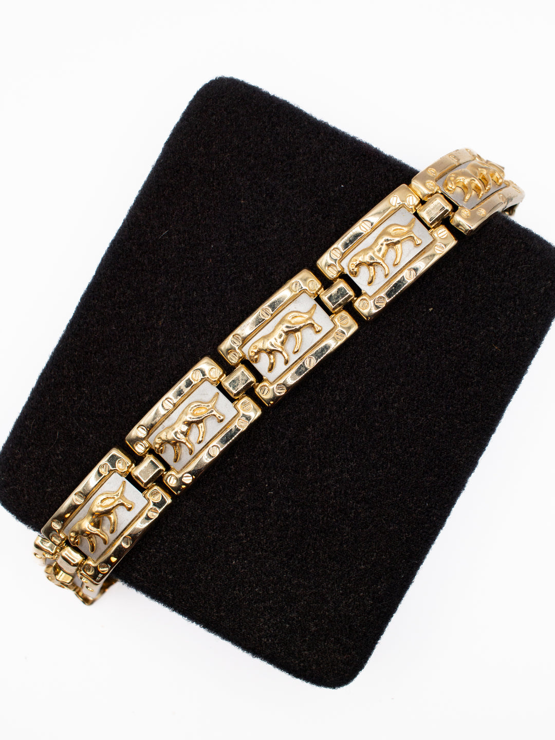 Vintage 80's Bracelet in Gold