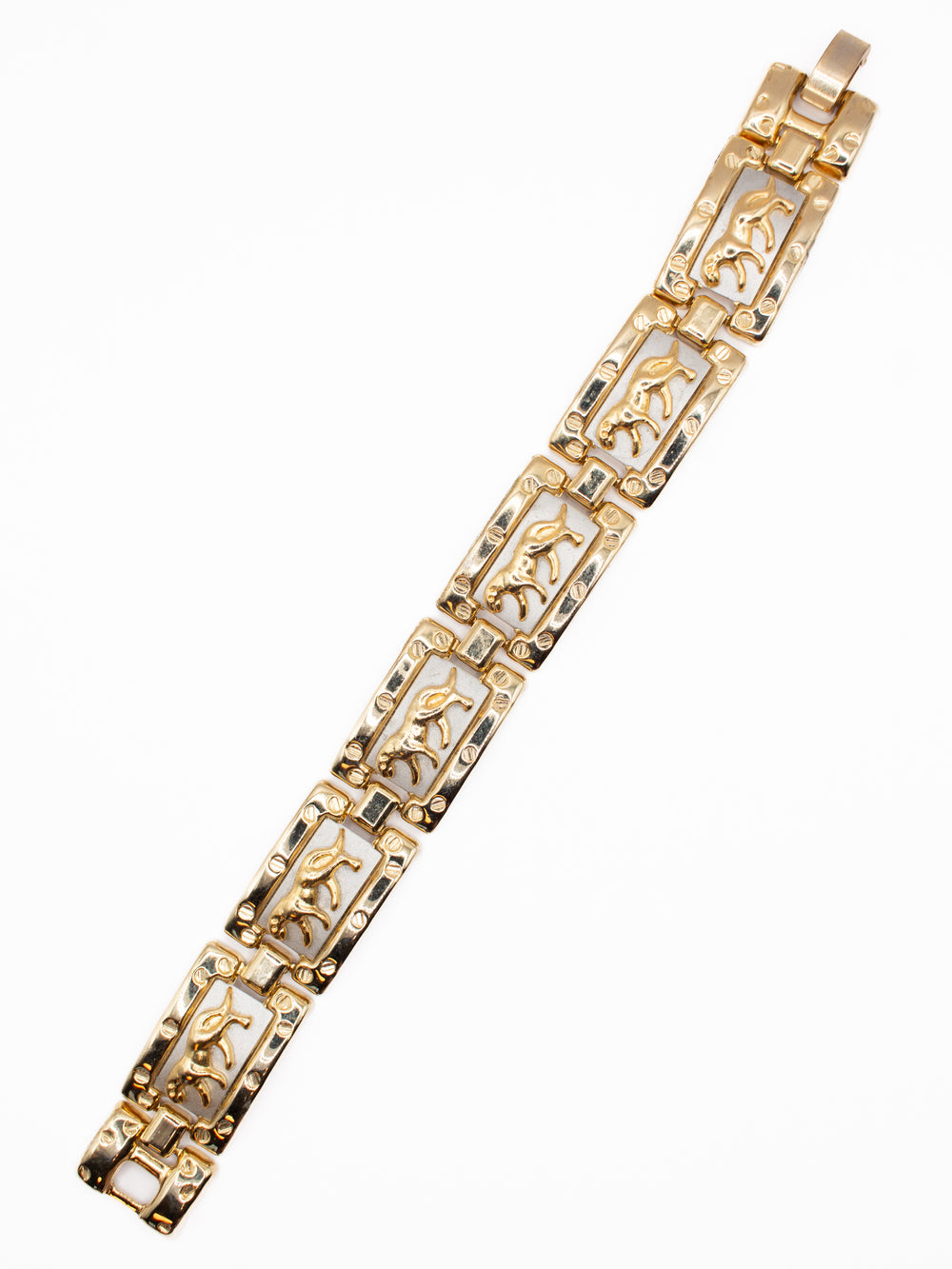 Vintage 80's Bracelet in Gold