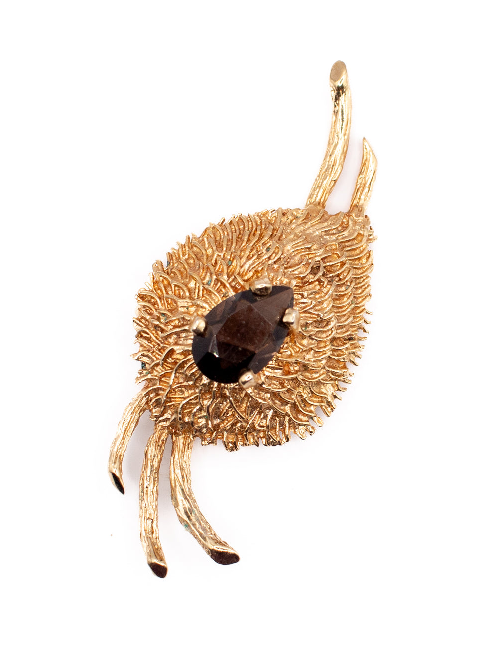 Vintage 80's Brooch in Gold