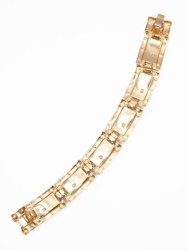 Vintage 80's Bracelet in Gold