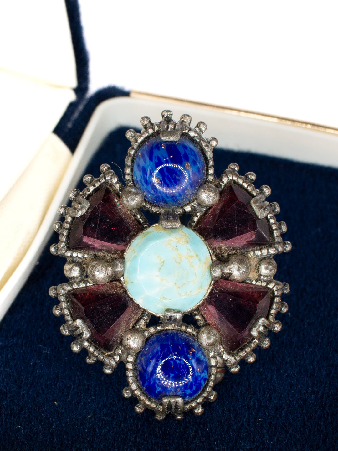 Vintage 60's Brooch in Multi
