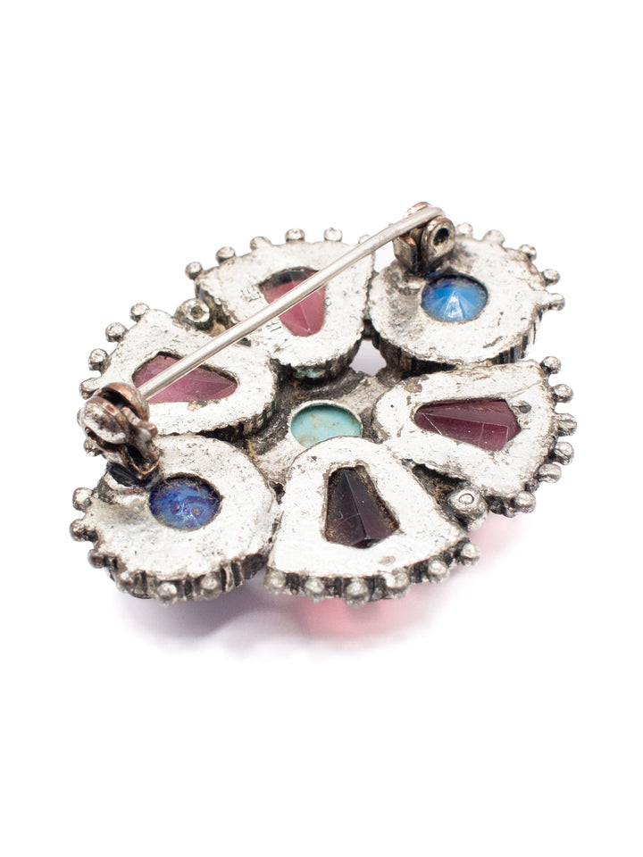 Vintage 60's Brooch in Multi