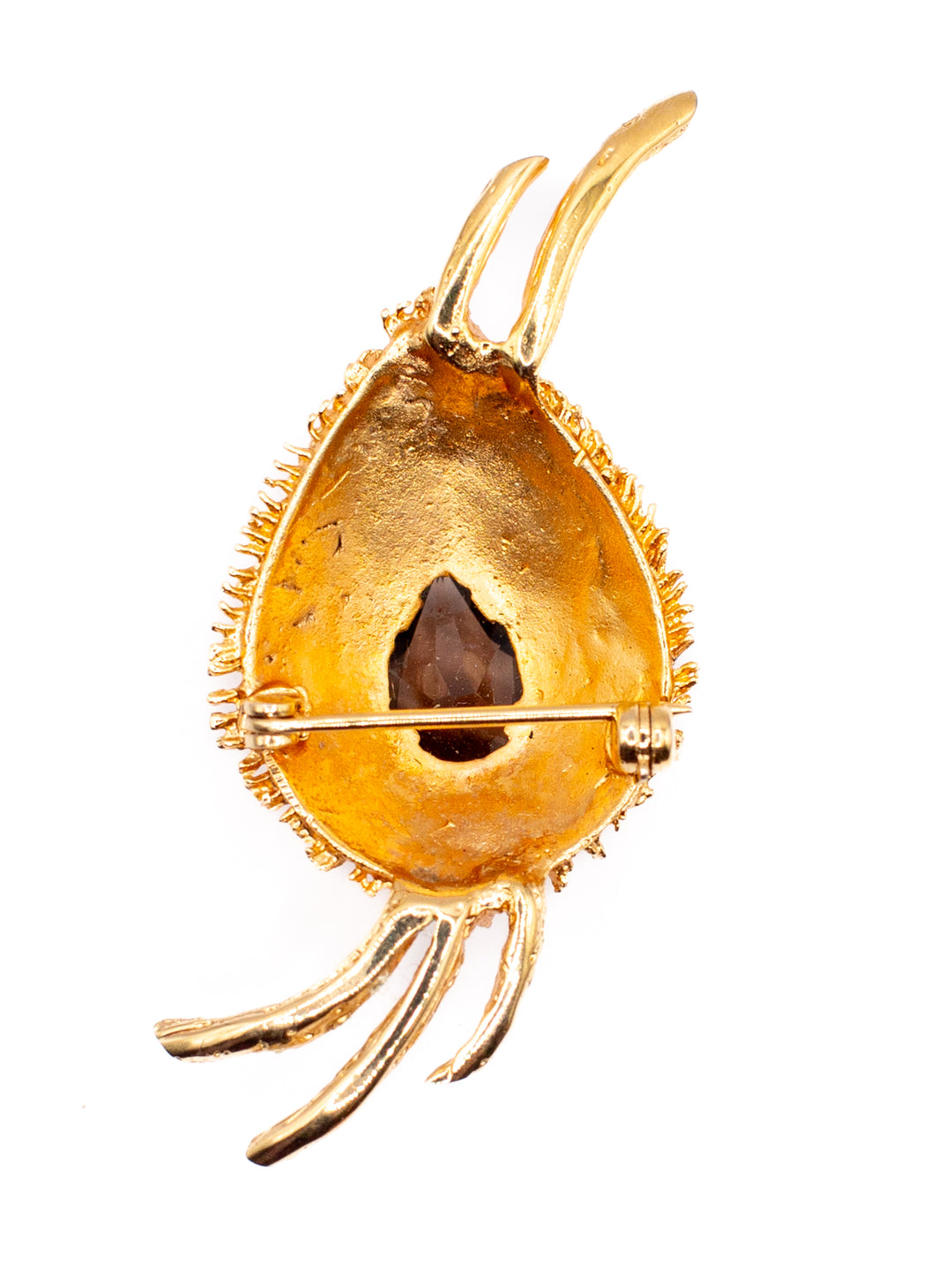 Vintage 80's Brooch in Gold