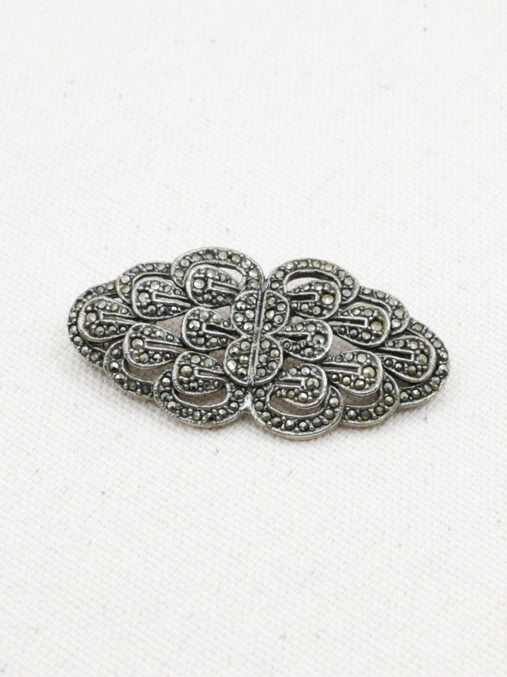 Vintage 80's Brooch in Silver