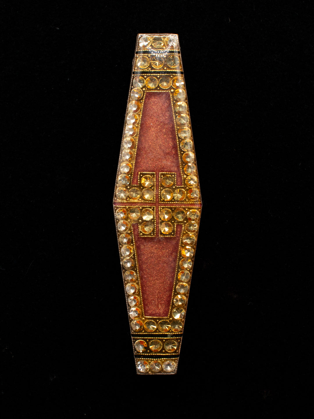 Vintage 30's Brooch in Brown