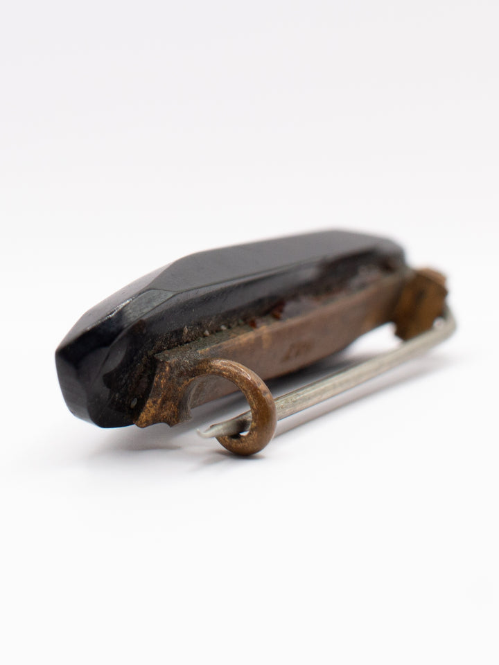Vintage 30's Brooch in Black
