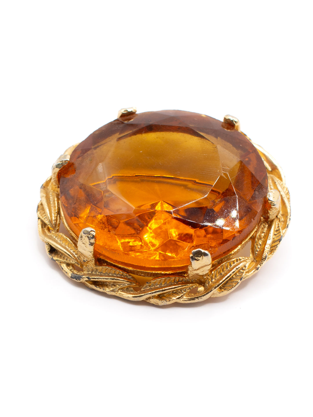 Vintage 60's Brooch in Yellow
