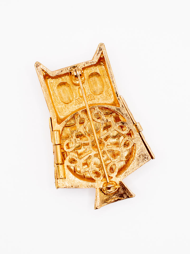 Vintage 70's Brooch in Gold