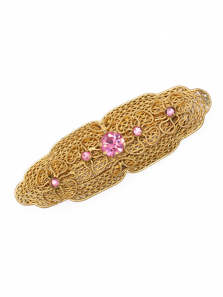 Vintage 50's Brooch in Gold