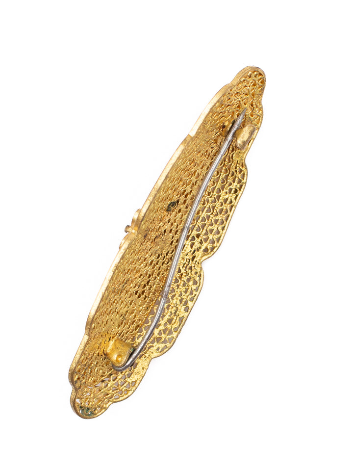Vintage 50's Brooch in Gold