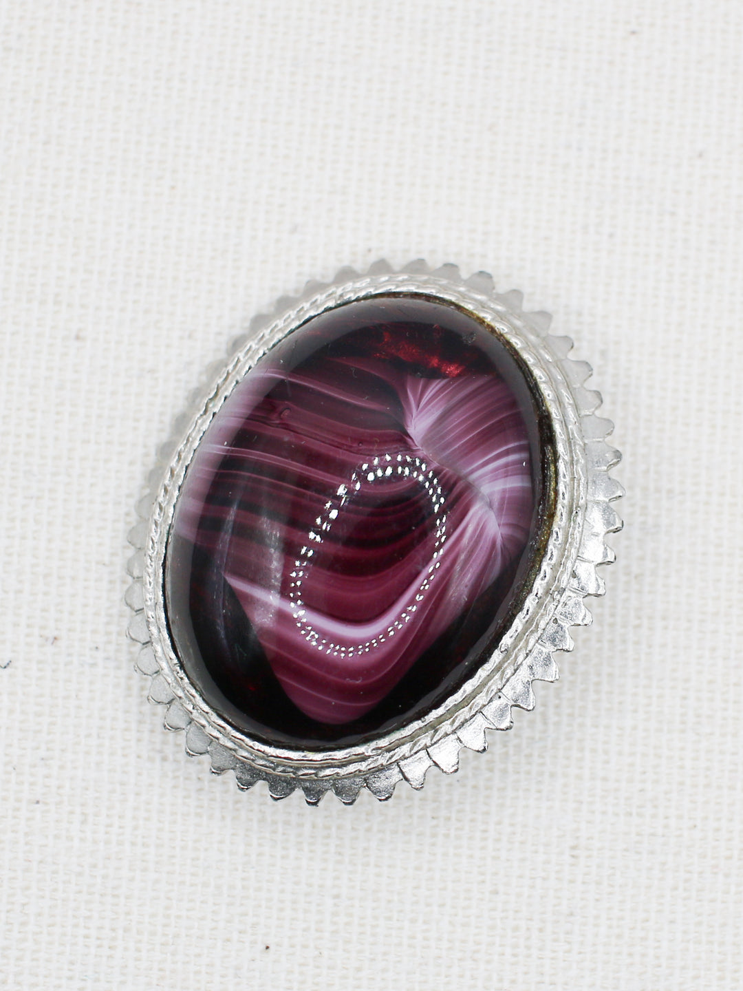 Vintage 60's Brooch in Purple