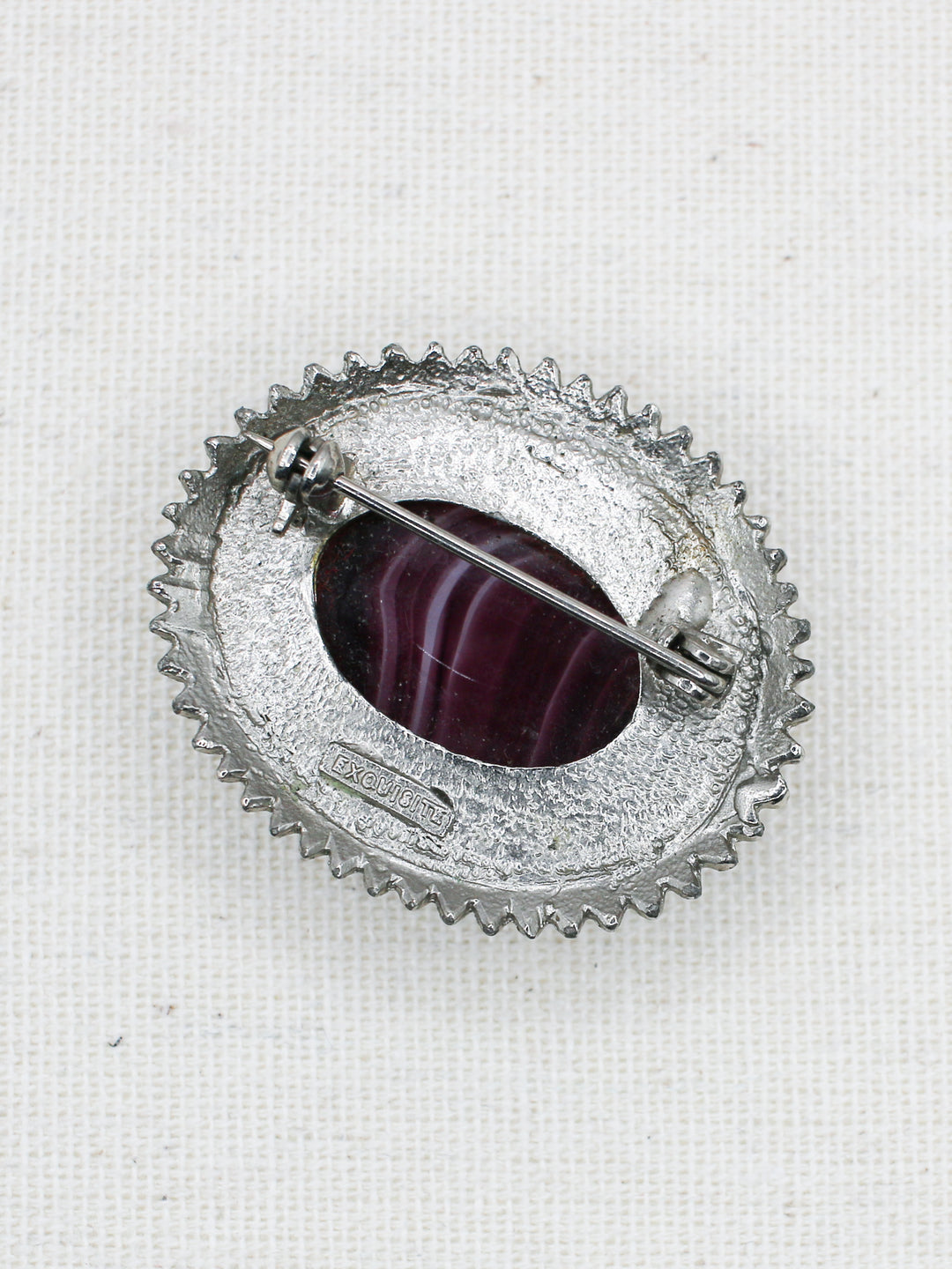 Vintage 60's Brooch in Purple