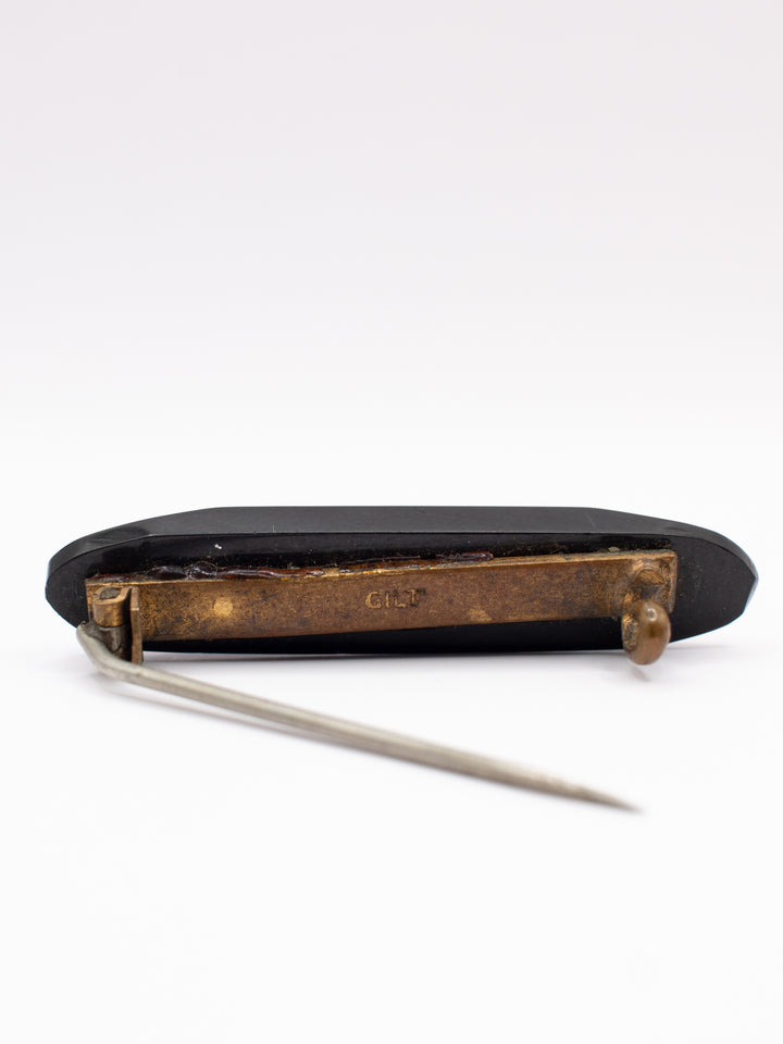 Vintage 30's Brooch in Black