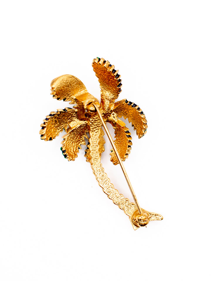 Vintage 60's Brooch in Green