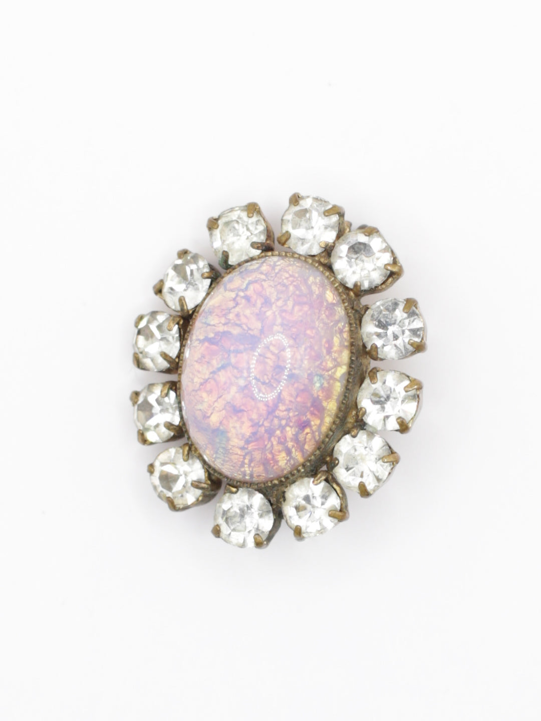 Vintage 30's Brooch in Pink