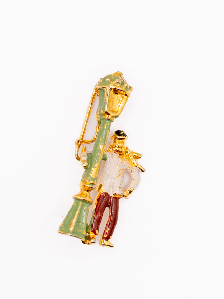Vintage 80's Brooch in Gold