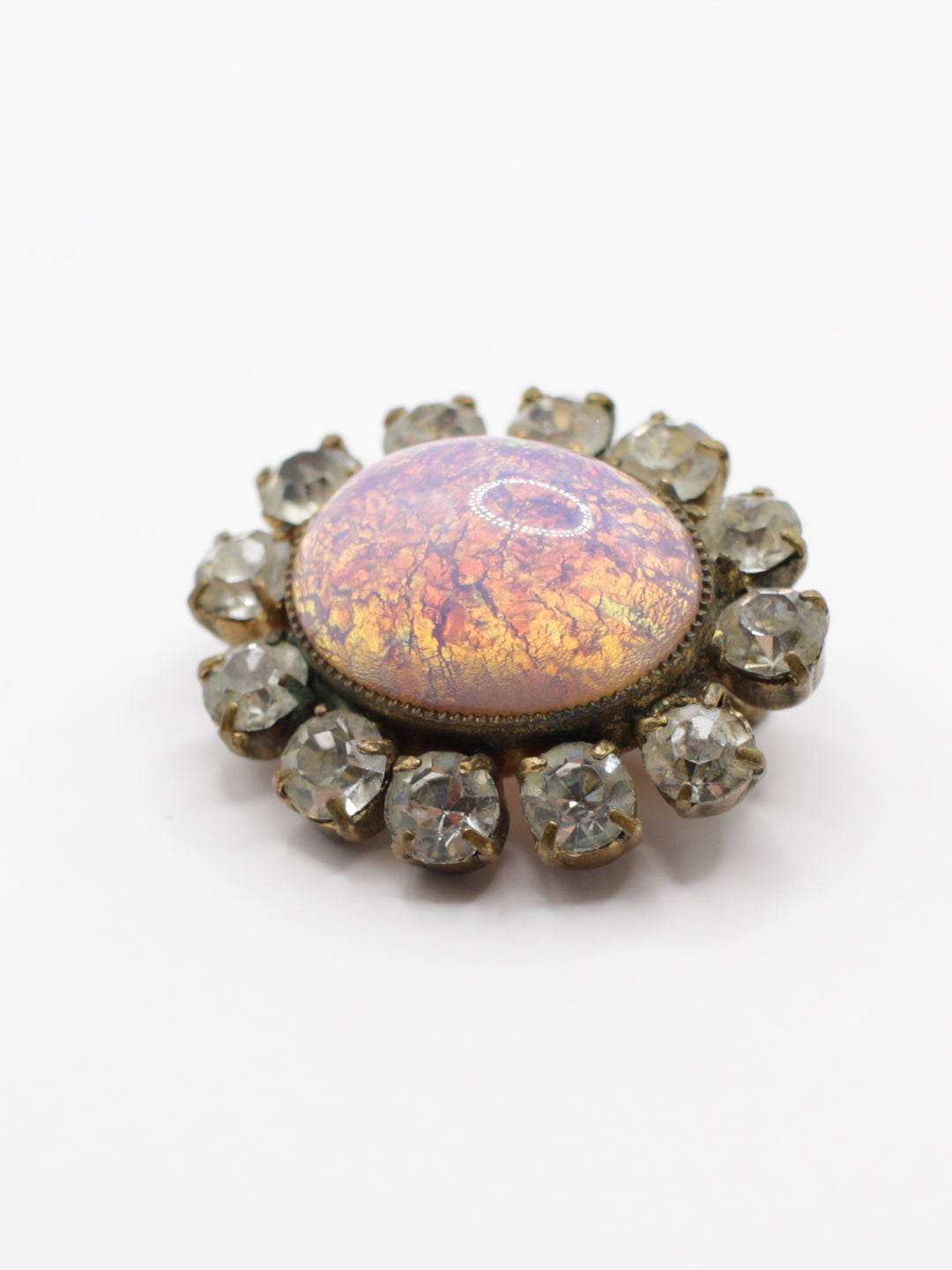 Vintage 30's Brooch in Pink