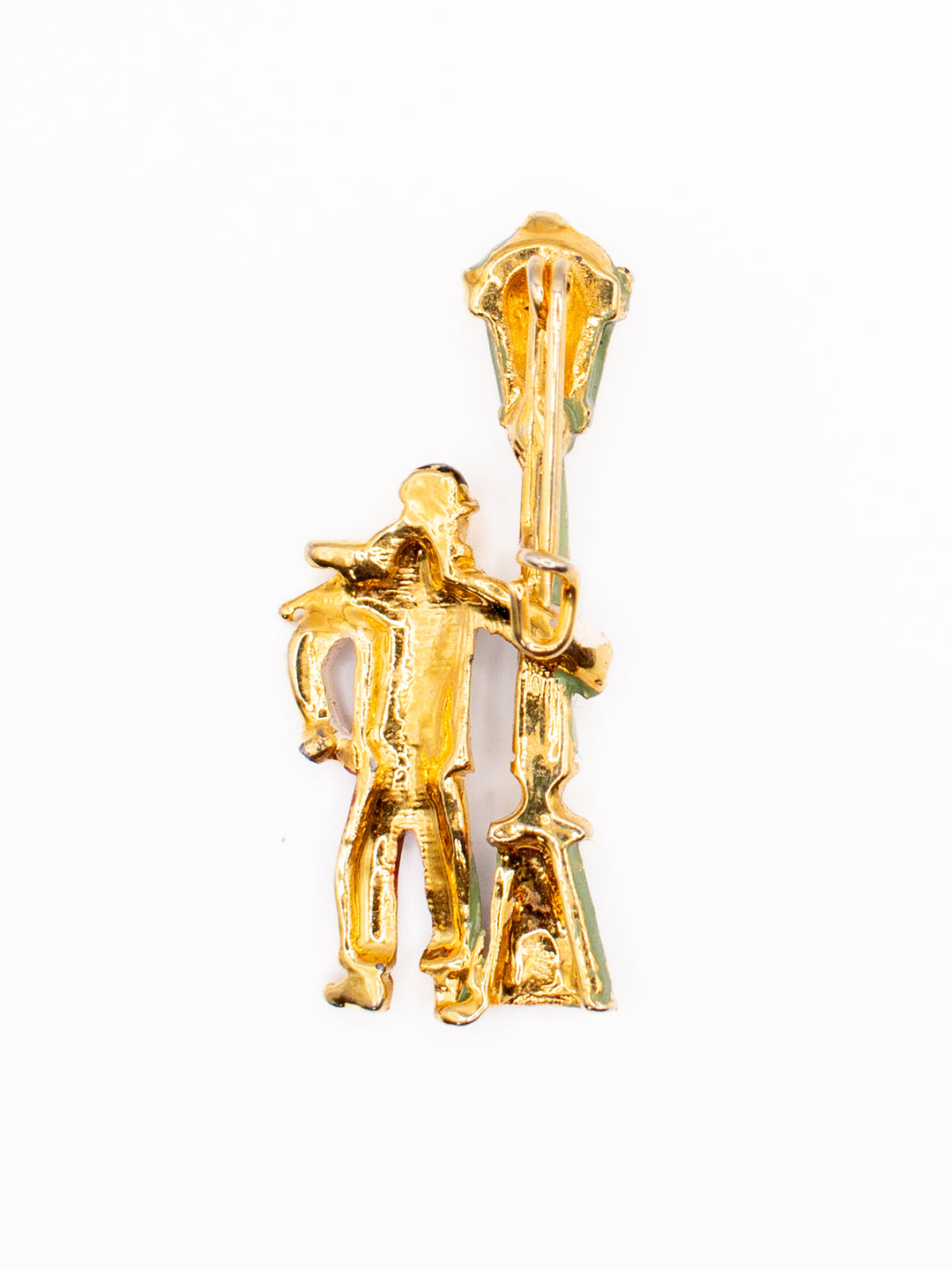Vintage 80's Brooch in Gold